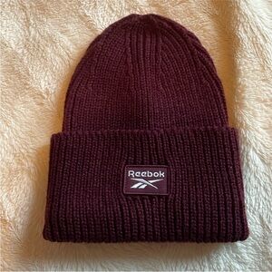 Reebok Burgundy Knit Beanie